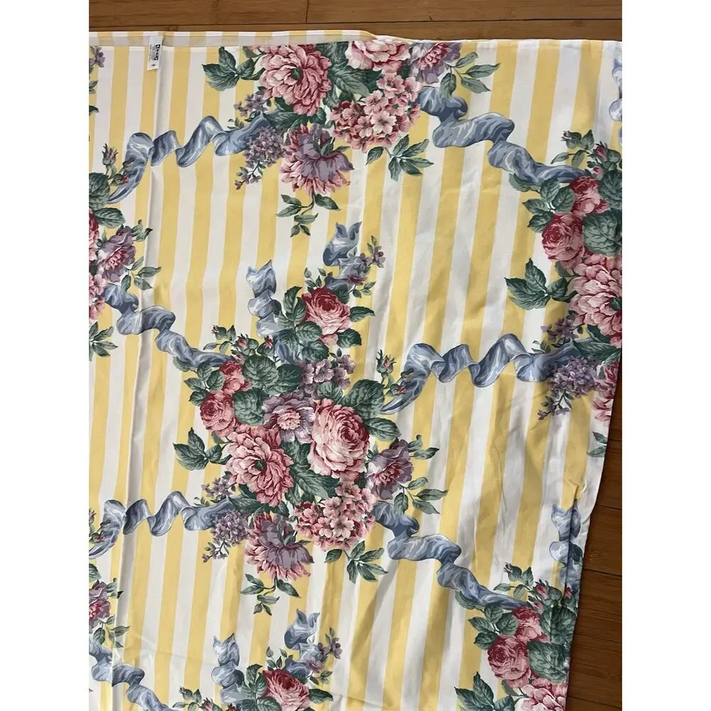 IKEA UK Twin US Single Duvet Cover Floral Made In Great British Cotton 58x82 NWO